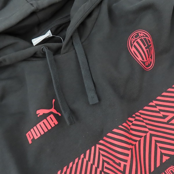 実際に弊社で買取させて頂いた【未使用】PUMA/プーマ ACミラン 21/22 FTBLCULTURE フーディ 764369-05 Mの画像 6枚目