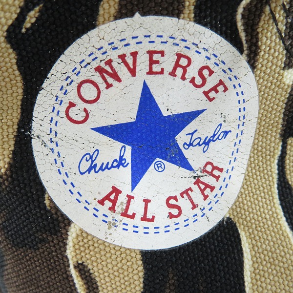 実際に弊社で買取させて頂いたCONVERSE/コンバース 90s ALL STAR/オールスター ハイカット スニーカー カモフラ/7の画像 7枚目