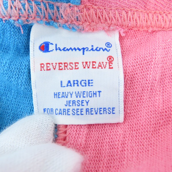 実際に弊社で買取させて頂いたChampion/チャンピオン スウェット ハーフパンツ クレイジーパターン C8-V513/Lの画像 3枚目