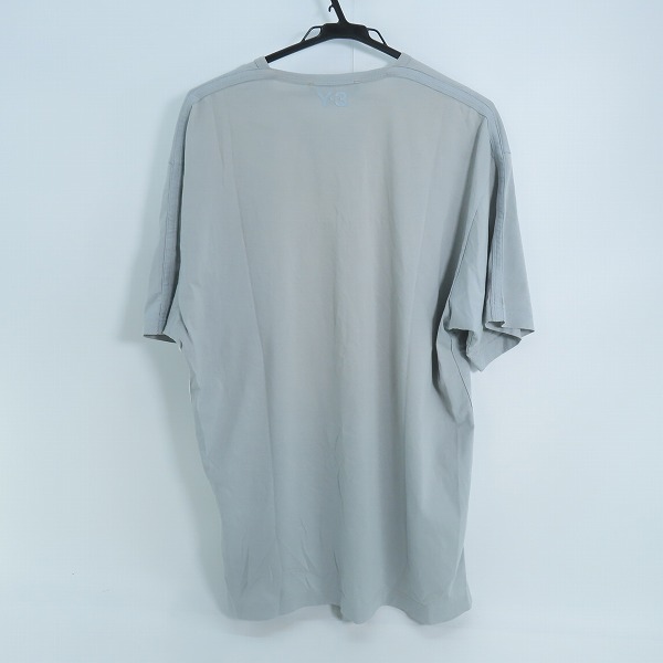 実際に弊社で買取させて頂いたY-3/ワイスリー ヨウジヤマモト×アディダス M 3 PARACHUTE SS TEE/サイドテープTシャツ DY7152/Sの画像 1枚目