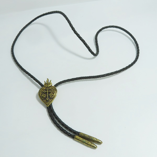 実際に弊社で買取させて頂いた(2)Gangsterville×galcia/ギャングスタービル×ガルシア TWO FACE/ダブルフェイス BOLO TIE/ボロタイ/ループタイ ブラス/真鍮の画像 5枚目