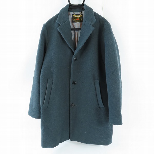 実際に弊社で買取させて頂いたCALEE/キャリー チェスターコート グリーン M