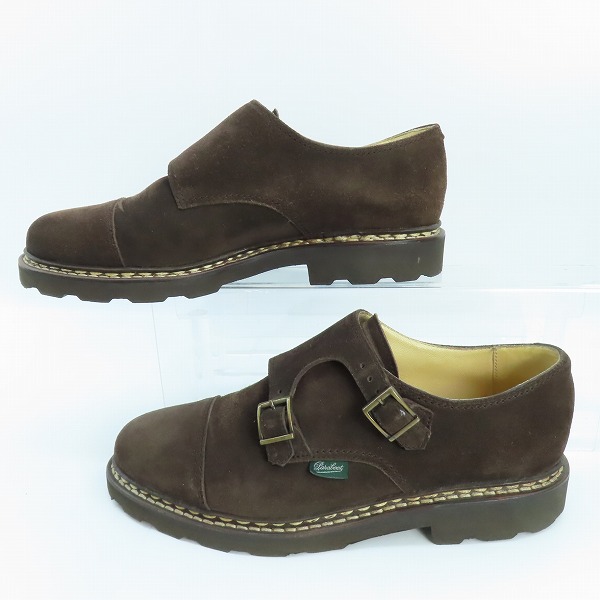 実際に弊社で買取させて頂いたParaboot/パラブーツ WILLIAM MARCHE II ウィリアム スウェード ダブル モンクストラップ シューズ 981448 6の画像 3枚目