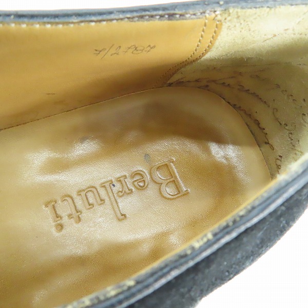 実際に弊社で買取させて頂いたberluti/ベルルッティ スエード ストレートチップ シューズ/7の画像 7枚目