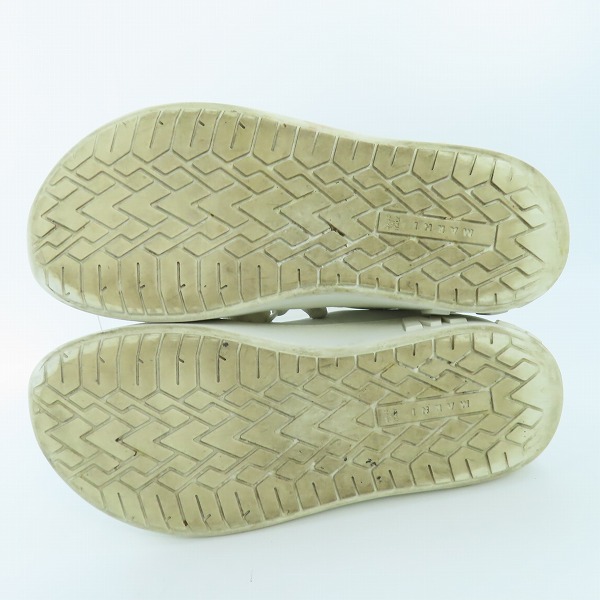 実際に弊社で買取させて頂いたMARNI/マルニ ロゴソール ローカットスニーカー SNZW010803/39の画像 2枚目