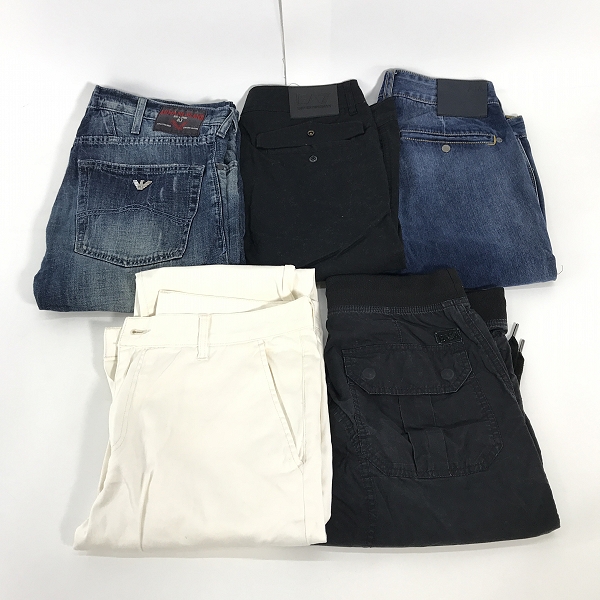 実際に弊社で買取させて頂いた【おまとめ】EMPORIO ARMANI/エンポリオアルマーニ デニムパンツ/ハーフパンツ