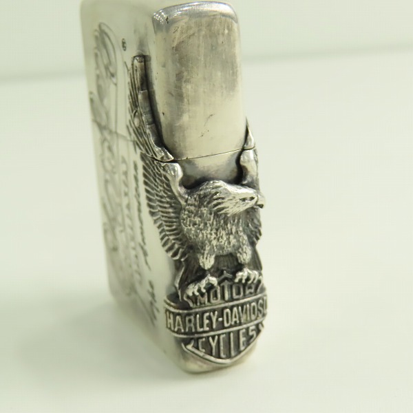 実際に弊社で買取させて頂いたZIPPO/ジッポー HARLEY DAVIDSON/ハーレーダビッドソン サイドメタル 1996年製の画像 3枚目