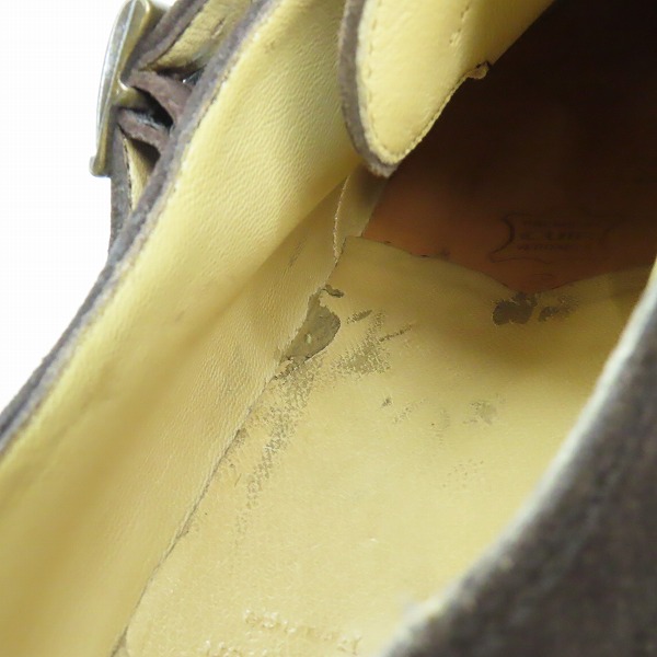 実際に弊社で買取させて頂いたParaboot/パラブーツ WILLIAM MARCHE II ウィリアム スウェード ダブル モンクストラップ シューズ 981448 6の画像 7枚目