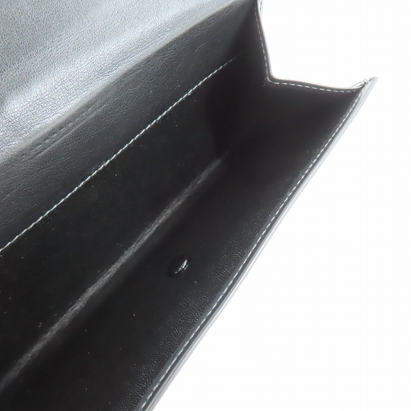 実際に弊社で買取させて頂いたLOEWE/ロエベ ロゴ 二つ折り 長財布 ブラックの画像 5枚目