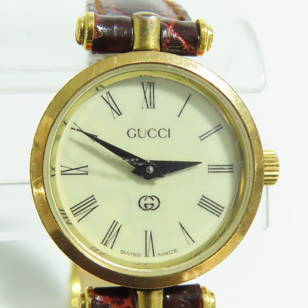 実際に弊社で買取させて頂いたGUCCI/グッチ シェリーライン レディース 腕時計【動作未確認】