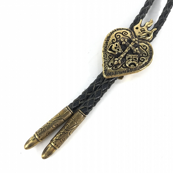 実際に弊社で買取させて頂いた(3)Gangsterville×galcia/ギャングスタービル×ガルシア TWO FACE/ダブルフェイス BOLO TIE/ボロタイ/ループタイ ブラス/真鍮
