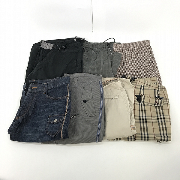 実際に弊社で買取させて頂いた【おまとめ】BURBERRY BLACK LABEL/バーバリー ブラックレーベル ハーフパンツ