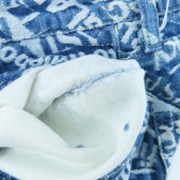 実際に弊社で買取させて頂いたHYSTERIC GLAMOUR/ヒステリックグラマー 総柄 デニムパンツ 0219AP15/32の画像 6枚目