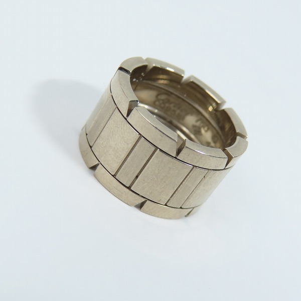 実際に弊社で買取させて頂いたCartier/カルティエ タンクフランセーズ ラージ AU750/K18WG/ホワイトゴールド リング 48/8-9号 