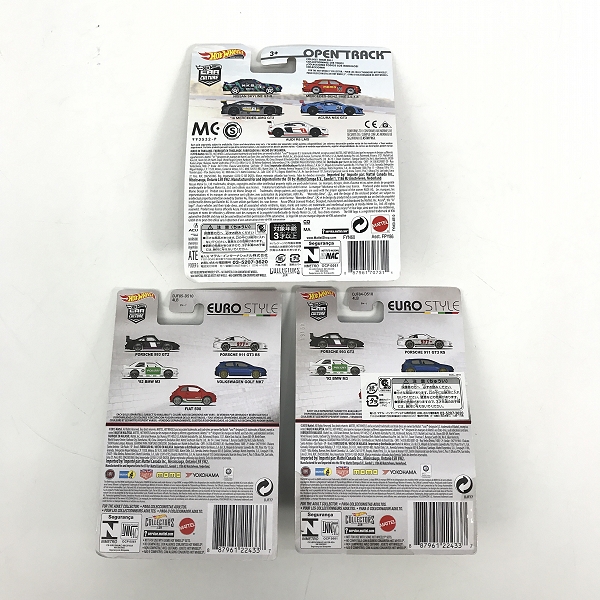 実際に弊社で買取させて頂いた【未開封】Hot Wheels /ホットウィール CAR CULTURE/カーカルチャー OPEN TRACK/EURO STYLE SKYLINE GTR/GT3 RS 他 3点セットの画像 1枚目