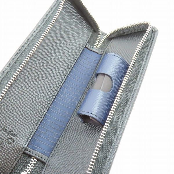 実際に弊社で買取させて頂いたMONTBLANC/モンブラン ラウンドジップ レザー ペンケースの画像 3枚目