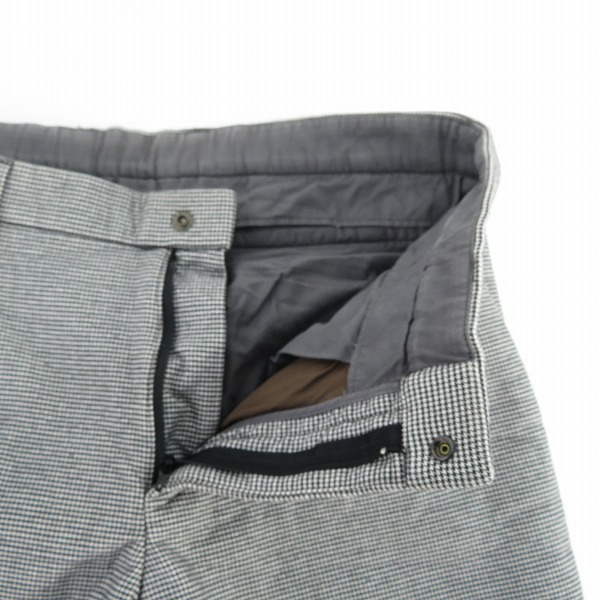 実際に弊社で買取させて頂いたkolor/カラー 16AW ハウンドトゥース １タック カットオフ スラックス 16WCM-P02101/1の画像 4枚目