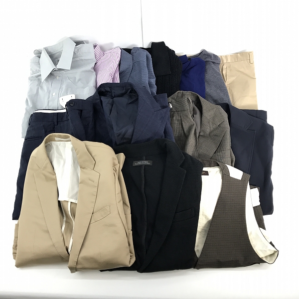 実際に弊社で買取させて頂いた 【おまとめ】 ポールスミス/ナノユニバース/ニコル 等 半袖シャツ/サマージャケット/スーツ 他