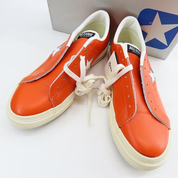 実際に弊社で買取させて頂いた【未使用】CONVERSE/コンバース 90's/ヴィンテージ ONE STAR OX/ワンスター ORANGE/オレンジ/9.5