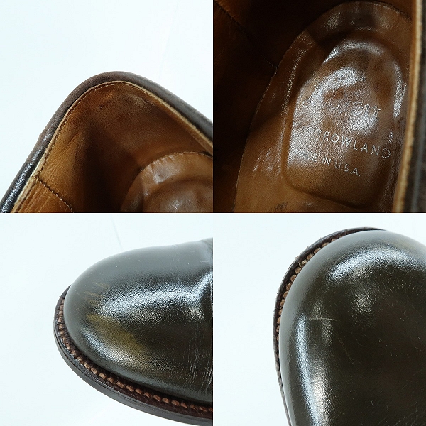 実際に弊社で買取させて頂いたAlden/オールデン TOMORROWLAND/トゥモローランド 別注 ストレートチップシューズ 53710F/7Dの画像 7枚目