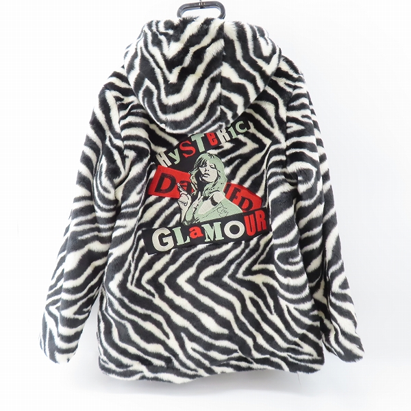実際に弊社で買取させて頂いたHYSTERIC GLAMOUR/ヒステリックグラマー DAMNED刺繍 フーデッドブルゾン 01183AB01/FREEの画像 1枚目