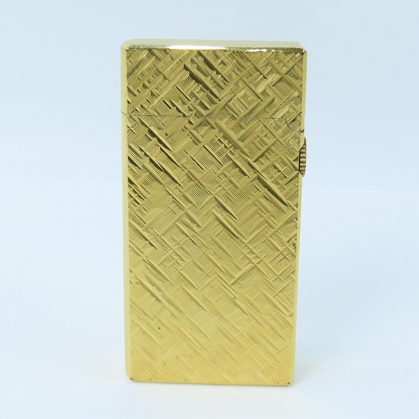 実際に弊社で買取させて頂いたdunhill/ダンヒル サイドローラー ガスライター ゴールドの画像 1枚目