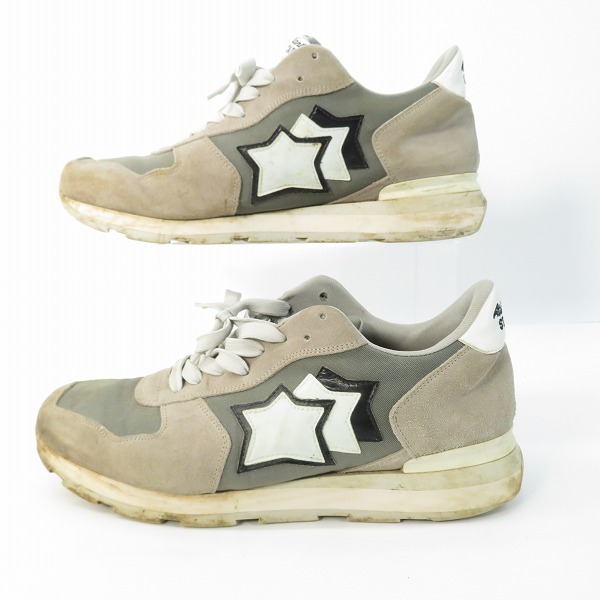 実際に弊社で買取させて頂いたATLANTIC STARS/アトランティックスターズ スニーカー グレー系 28.5の画像 3枚目