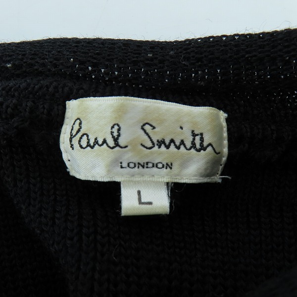 実際に弊社で買取させて頂いたPaul Smith/ポールスミス 切り替え ニットカットソー/Lの画像 2枚目