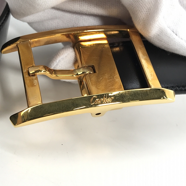 実際に弊社で買取させて頂いた【ギャラ付】Cartier/カルティエ タンク アメリカン リバーシブル ベルトの画像 3枚目
