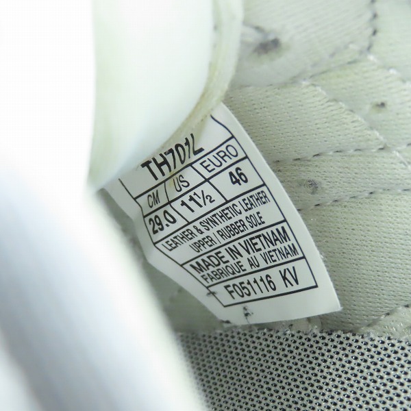 実際に弊社で買取させて頂いたOnitsuka Tiger/オニツカタイガー ローカットスニーカー/グレー/TH701L/29の画像 5枚目