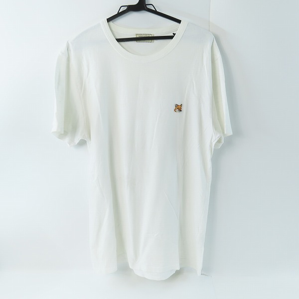 実際に弊社で買取させて頂いたMAISON KITSUNE/メゾンキツネ ロゴ ワッペン Tシャツ/XL