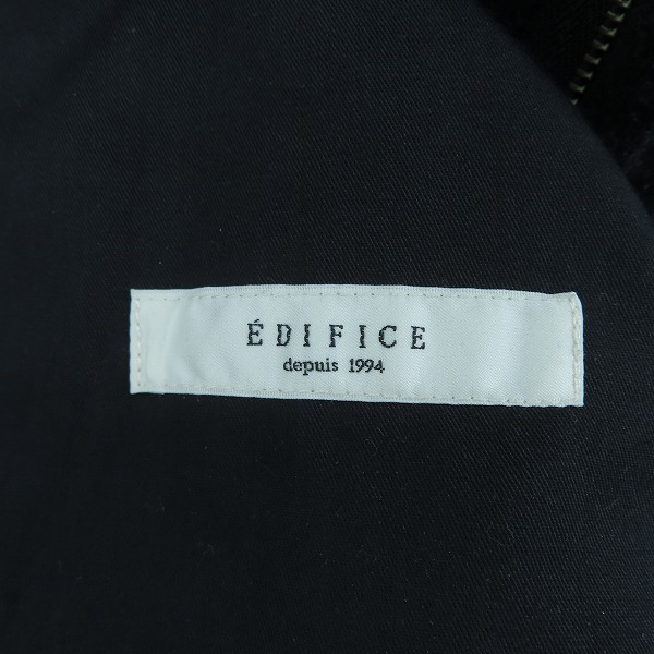 実際に弊社で買取させて頂いたEDIFICE/エディフィス グレンチェックテーパードスラックスパンツ 18-030-300-1017-3-0/44の画像 3枚目