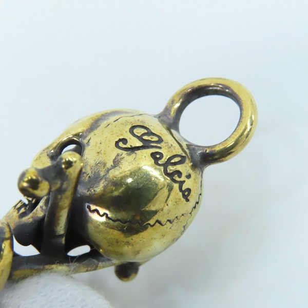実際に弊社で買取させて頂いた(1)GANGSTERVILLE×Galcia/ギャングスタービル×ガルシア SKULL/スカル ブラス/真鍮 ペンダントトップの画像 5枚目