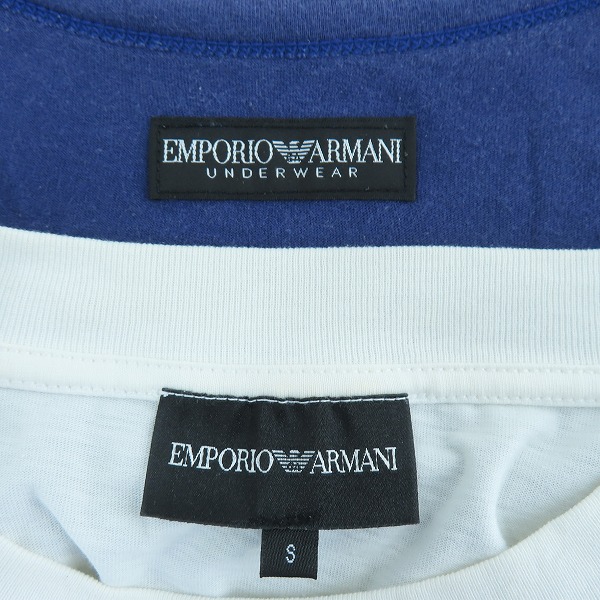 実際に弊社で買取させて頂いたEMPORIO ARMANI/エンポリオアルマーニ 半袖Tシャツ 2点セットの画像 2枚目