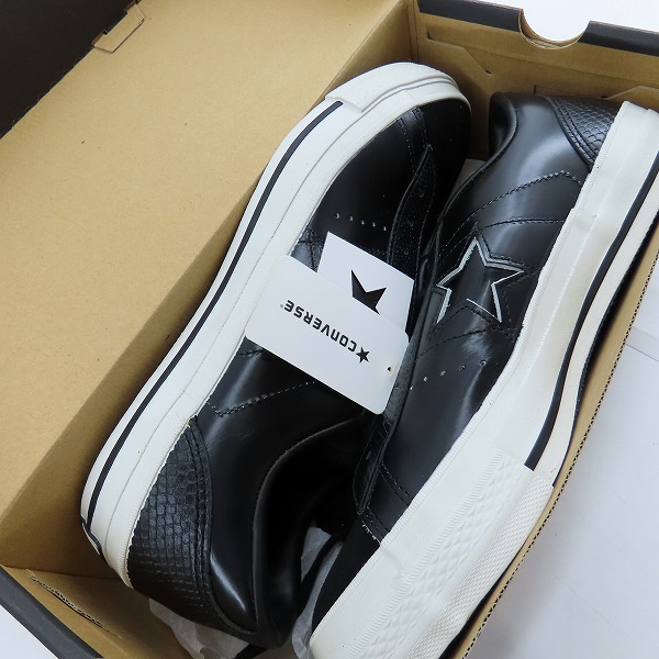 実際に弊社で買取させて頂いた【未使用】CONVERSE/コンバース ONE STAR GROOVE OX/BLACK/9.5の画像 7枚目