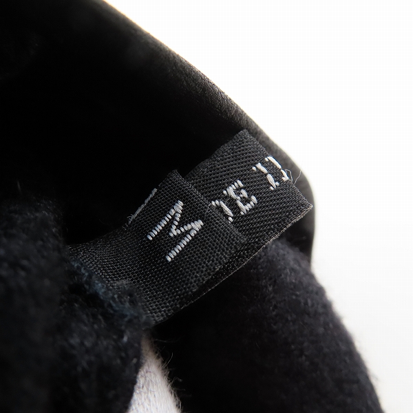 実際に弊社で買取させて頂いたANN DEMEULEMEESTER/アンドゥムルメステール レザー ロンググローブ ブラック/Mの画像 3枚目