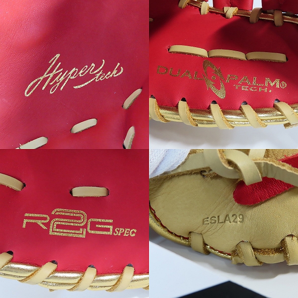 実際に弊社で買取させて頂いた【未使用】Rawlings/ローリングス  ハイパーテック 左投げ 軟式 ファーストミット 一塁手用 グローブ/グラブ GR4HTCM53の画像 5枚目