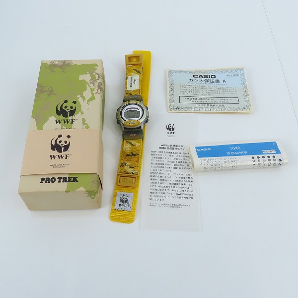実際に弊社で買取させて頂いたCASIO/カシオ PRO TREK/プロトレック WWF 温度計 カンガルーモデル PRL-10WVJ-9Tの画像 7枚目