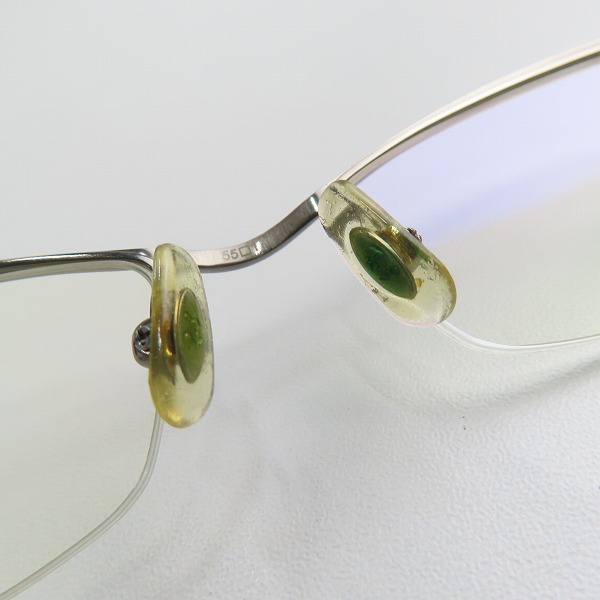 実際に弊社で買取させて頂いたRayBan/レイバン ハーフリム チタン 度入り眼鏡/メガネフレーム RB8696 1097の画像 3枚目