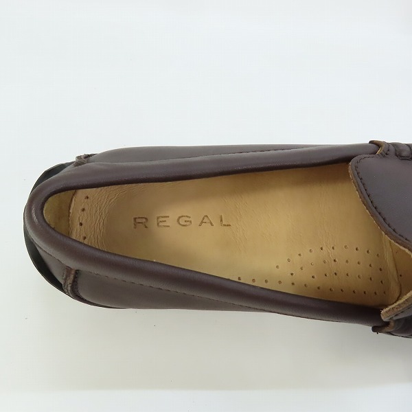 実際に弊社で買取させて頂いたREGAL/リーガル レザー スリッポン Y467/25.5AAの画像 4枚目