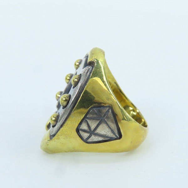 実際に弊社で買取させて頂いたGangsterville×galcia/ギャングスタービル×ガルシア Horse Shoe Trademark Ring/ホースシューリング/13.5号の画像 2枚目