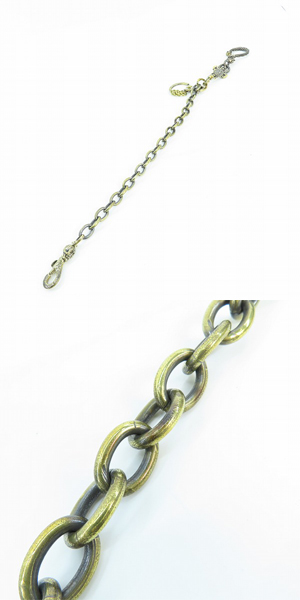 実際に弊社で買取させて頂いたGANGSTERVILLE×Galcia/ギャングスタービル×ガルシア DEVIL/デビル ウォレットチェーン ブラス/真鍮の画像 8枚目