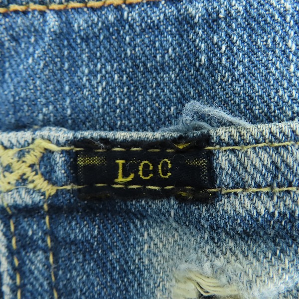 実際に弊社で買取させて頂いたLee/リー デニムパンツ 日本製 5101 W31/L33の画像 3枚目