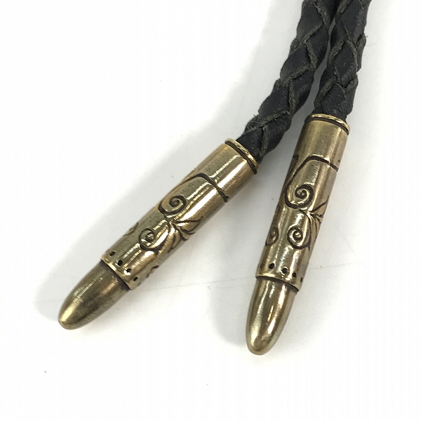 実際に弊社で買取させて頂いた(1)Gangsterville×galcia/ギャングスタービル×ガルシア TWO FACE/ダブルフェイス BOLO TIE/ボロタイ/ループタイ ブラス/真鍮の画像 5枚目