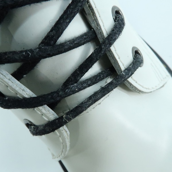実際に弊社で買取させて頂いたDr.Martens/ドクターマーチン JADON/ジェイドン サイドジップ 8ホールブーツ ホワイト/UK5の画像 6枚目