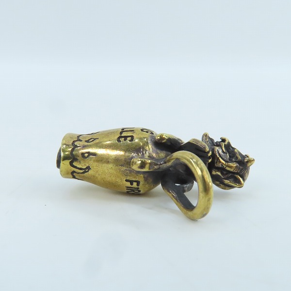 実際に弊社で買取させて頂いた(2)GANGSTERVILLE×Galcia/ギャングスタービル×ガルシア POISON BOTTLE ブラス/真鍮 ペンダントトップの画像 3枚目