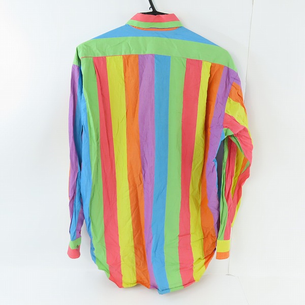 実際に弊社で買取させて頂いたPaul Smith LONDON/ポールスミスロンドン レインボー 長袖シャツ/Lの画像 1枚目