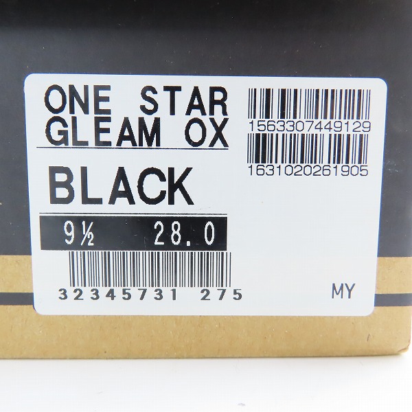 実際に弊社で買取させて頂いた【未使用】CONVERSE/コンバース ONE STAR GLEAM OX ワンスター/9.5の画像 8枚目