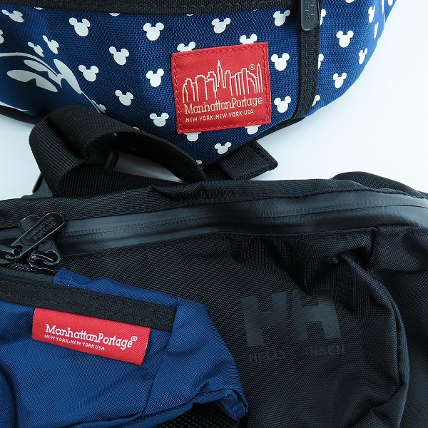 実際に弊社で買取させて頂いたManhattan Portage/マンハッタンポーテージ HELLY HANSEN/ヘリーハンセン ウエストバッグ 3点セットの画像 8枚目