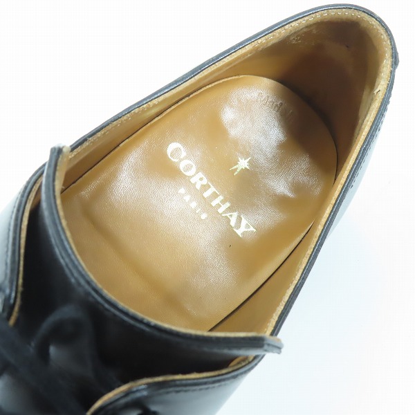 実際に弊社で買取させて頂いたCorthay/コルテ ARCA/アルカ プレーントゥ/レザーシューズ シューツリー付き 6.5の画像 4枚目